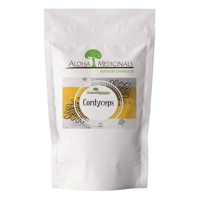 Aloha Medicinals Pure Cordyceps Certified Organic Mushroom Supplement Supports Immunity and Energy Bag of 1 kg Powder